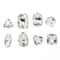 CousinDIY Silver Crystal Glass Sew-On Rhinestones, 64ct.